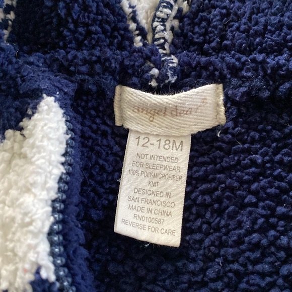 Angel Dear striped hoodie 12-18 months - Picture 3 of 4